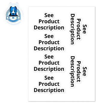 Customizable Sticker Sheet